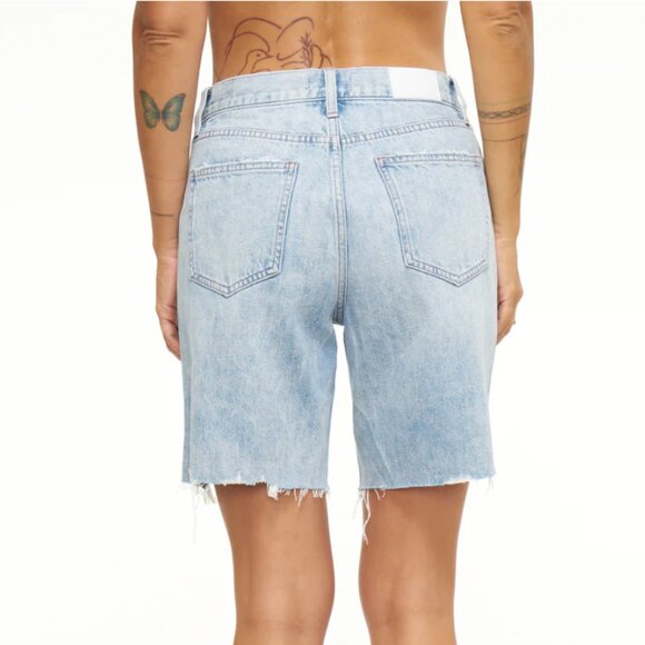 Pistola Kelly Denim Short in Rotunda Distressed - Picture 4 of 4
